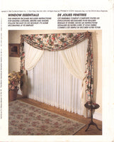 McCall's 8492 Window Treatments: Drapes, Shades and Curtains with Style Variations Instructional Booklet