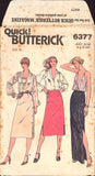 Butterick 6377 Straight Skirt in Two Lengths, Uncut, Factory Folded, Sewing Pattern Size 10