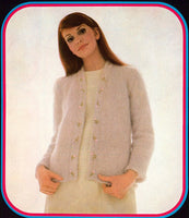 Patons 822 - Airs & Graces 70s Knitting Patterns for Jackets and Jumpers for Women Instant Download PDF 20 pages
