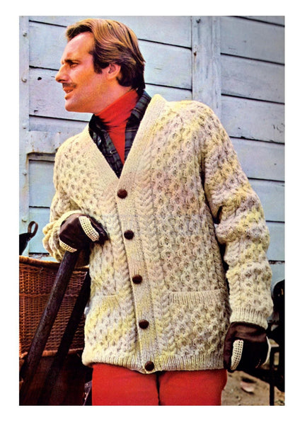 Vintage 70s Traditional Jacket Pattern Instant Download PDF 3 pages plus 1 page with general info