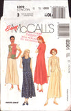 McCall's 8301 Sewing Pattern Dress With Vest Size 12-14-16 Uncut Factory Folded