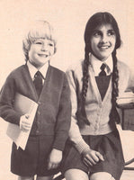 Patons 471 Schooldays - Nine 70s Knitting Patterns for Children's School Clothes Instant Download PDF 20 pages