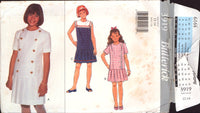 Butterick 3919 Sewing Pattern Girls' Dress Size 12-14 Uncut Factory Folded