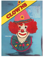 Vintage 70s Macrame Clowns Patterns Instant Download PDF 3 + 2 pages