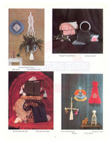 Judy's Way With Macramé - Vintage Macrame Plant Hanger, Holiday Item and Accessories Patterns Instant Download PDF 40 pages