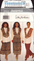 Butterick 4093 Sewing Pattern Women's Tunic, Skirt, Pants Size 14-16-18 Uncut Factory Folded