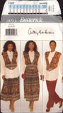 Butterick 4093 Sewing Pattern Women's Tunic, Skirt, Pants Size 14-16-18 Uncut Factory Folded