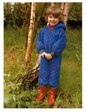 Children's Quilted Suit - instructions for DRAFTING SEWING PATTERN pieces Instant Download pdf 5 + 6 pages