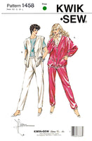 Kwik Sew 1458 Pants, Jacket and Vest, Uncut, Factory Folded Sewing Pattern Multi Size XS-L
