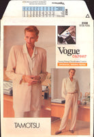 Vogue 2338 Career by Tamotsu Jacket, Shirt and Pants, Uncut, Factory Folded Sewing Pattern Size 14-18