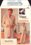 Vogue 2338 Career by Tamotsu Jacket, Shirt and Pants, Uncut, Factory Folded Sewing Pattern Size 14-18