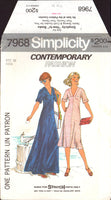 Simplicity 7968 Bias Pullover Dress in Two Lengths, Uncut, Factory Folded, Sewing Pattern Size 10