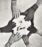 Emu 82 Three 50s Knitted Glove Patterns Instant Download PDF 4 pages