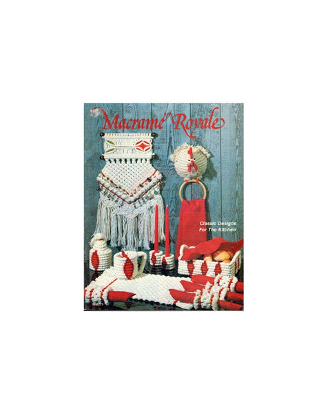 Macramé Royale Vintage Macrame Patterns Instant Download PDF 24 pages