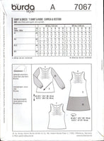 Burda 7067 Sewing Pattern Dress Shirt Size 8-20 Uncut Factory Folded