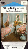 Simplicity 105 Sewing Patterns Bedroom Items Uncut Factory Folded