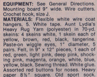 Vintage 70s Macrame Clowns Patterns Instant Download PDF 3 + 2 pages