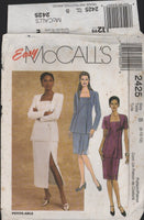 McCall's 2425 Sewing Pattern Top Skirt Size 8-10-12 Uncut Factory Folded