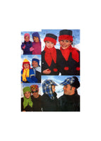 Butterick 5787 Adult and Children's Winter Hats, Scarves and Mittens, Uncut, Factory Folded Sewing Pattern