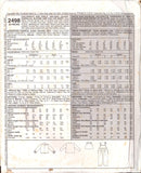 McCall's 2498 Child's Unlined Jacket, Overalls, Blouse and Pull-On Skirt, Uncut, Factory Folded Sewing Pattern Size 3-5