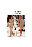 Butterick 3849 Noviello Bloom Lined Jacket with Front Overlay, Straight Skirt & Pants, Uncut, Factory Folded Sewing Pattern Plus Size 18-22