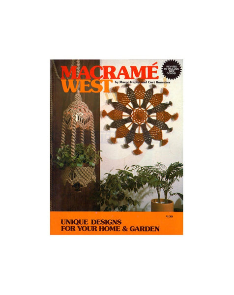 Vintage 70s Macramé West - 12 Unique Designs For Your Home & Garden Instant Download PDF 24 pages