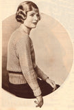 Bestway 434 - 1930s Knitted And Crocheted Pullovers And Cardigans Instant Download PDF 16 pages