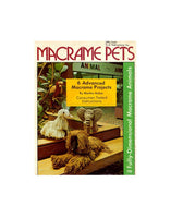 Macrame Pets - 6 Advanced Macrame Pet Projects Instant Download PDF 24 pages