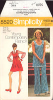 Simplicity 5520 Mini-Jumper or Tunic and Pants, Uncut, Factory Folded, Sewing Pattern Size 12 Bust 34