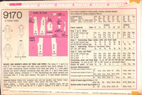 Simplicity 9170 Dress or Tunic and Pants, Uncut, Factory Folded, Sewing Pattern Size 16 Bust 38