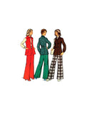 Style 4375 Jacket with or without Sleeves and Trousers, Uncut, Factory Folded, Sewing Pattern Size 12 Bust 34