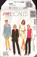 McCall's 9422 Sewing Pattern Women's Pants Top Skirt Cardigan 4-6 Uncut Factory Folded