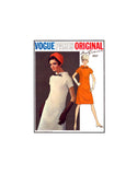 60s Mod Dress with Standing Collar by Molyneux, Bust 36" (92 cm) Vogue Paris Original 1857, Vintage Sewing Pattern Reproduction