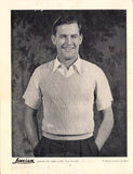 Lincoln 705 - 50s Knitting Patterns for Men's Pullovers, Waistcoats and Vests Instant Download PDF 16 pages