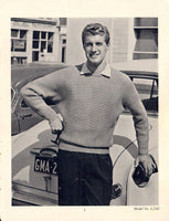 Lincoln 768 - Six 50s Knitting Patterns for Men's Sweaters and Cardigan Instant Download PDF 20 pages