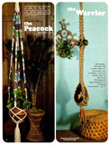 Macramé And Other Fiber Crafts 1977 - Eight Macrame Patterns Instant Download PDF 16 pages