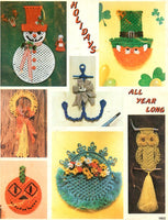 Macramé Celebrations - Vintage 70s Macrame Holiday Patterns Instant Download PDF 40 pages