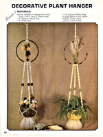 Macrame Showcase 10 Easy-To-Do Macrame Patterns Instant Download PDF 20 pages