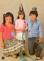 Patons 569 - Eight 70s Knitting Patterns for Children's Cardigans, Jumpers and More Download PDF 16 pages