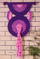 Patons Book C.31 Wall Hangings - Six 60s Crocheted Wall Hanging Patterns Instant Download PDF 8 pages