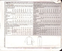 McCall's 8979 Sewing Pattern Jacket Pants Size 4-6-8 or 10-12-14 Uncut Factory Folded