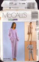 McCall's 9221 Sewing Pattern Jacket Top Pants Size 18-20-22 Uncut Factory Folded