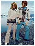 Reynolds Vol. 77 New Icelandic Fashions - Vintage 1960s Patterns For Knitted Icelandic Ponchos and Sweaters Instant Download PDF 24 pages