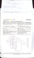 Butterick 5724 Sewing Pattern Children's Women's Men's Robe Belt Size 3-8 Uncut Factory Folded