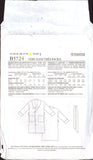 Butterick 5724 Sewing Pattern Children's Women's Men's Robe Belt Size 3-8 Uncut Factory Folded