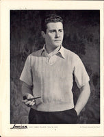 Lincoln 705 - 50s Knitting Patterns for Men's Pullovers, Waistcoats and Vests Instant Download PDF 16 pages