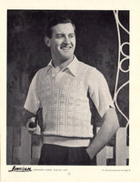 Lincoln 705 - 50s Knitting Patterns for Men's Pullovers, Waistcoats and Vests Instant Download PDF 16 pages