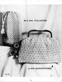 Macramé Bags - Vintage 60s - 11 Macrame Bag Patterns Instant Download PDF 20 pages