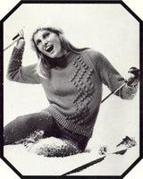 Patons 946 Winter Scene-stealers - 70s Knitting Patterns for Jumpers, Ponchos, Jackets etc. for Women Instant Download PDF 20 pages