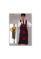 Simplicity 6984 Loose Fitting Jumper with U-Neckline, Deep Armholes and Shirt, Uncut, Factory Folded Sewing Pattern Size 12-16